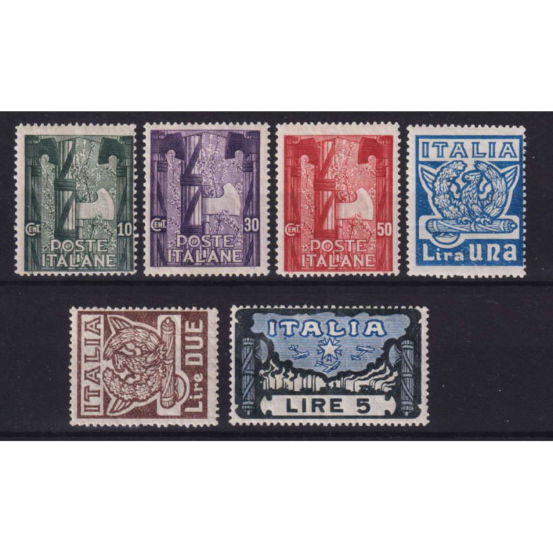 REGNO D'ITALIA 1923 MARCIA SU ROMA 6 V. G.I MNH**  | Filatelia Meloni