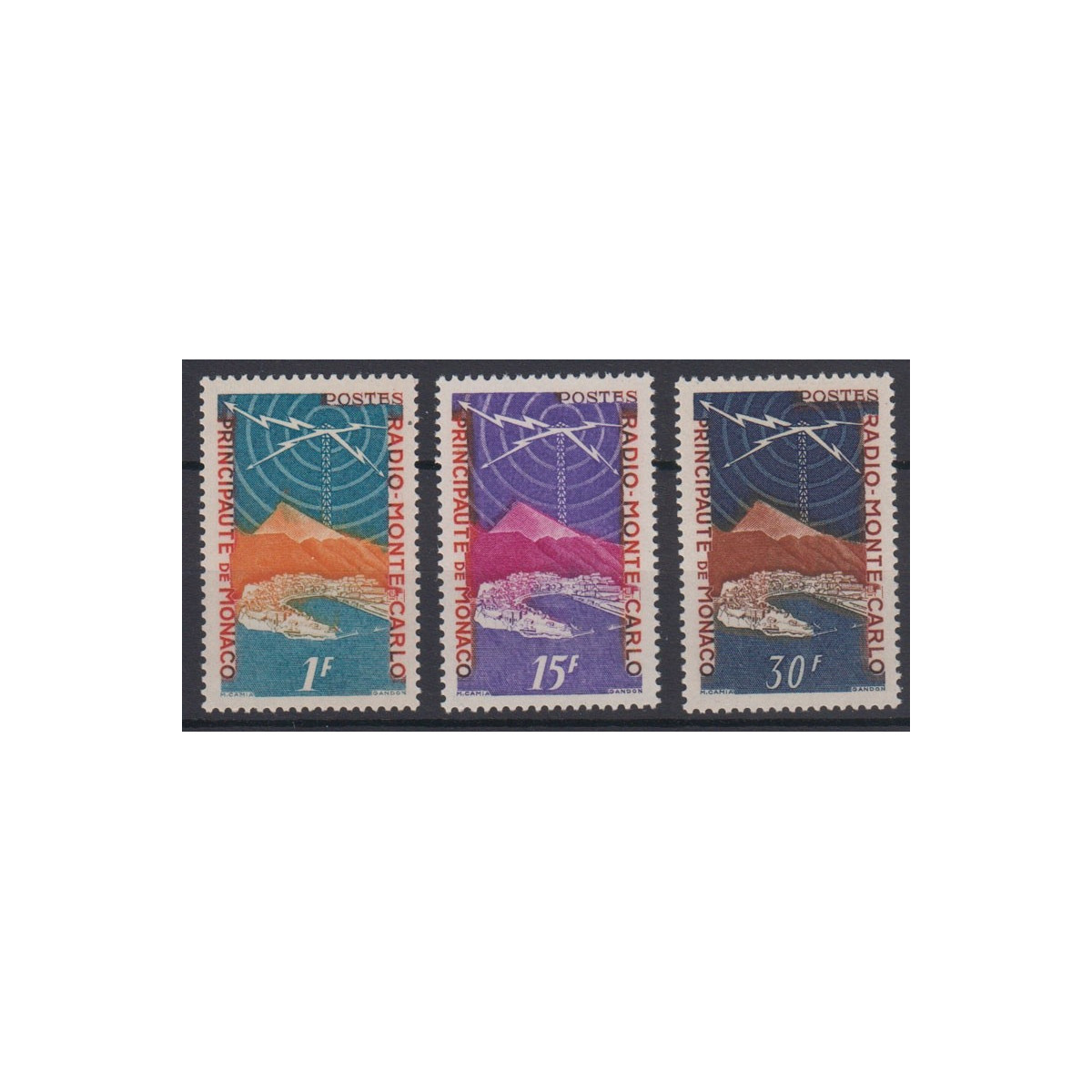 MONACO 1951 RADIO MONTE CARLO G.I. MNH** | Filatelia Meloni MONACO 1951 RADIO MONTE CARLO G.I. MNH** | Filatelia Meloni