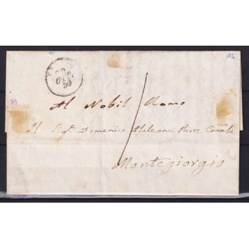 STATO PONTIFICIO 1852 2 BAJOCCHI VERDE GIALLASTRO FRAZIONATO N.3 SU...
