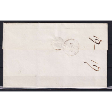 STATO PONTIFICIO 1852 2 BAJOCCHI BIANCO VERDASTRO N.3Aa SU BUSTA  |...