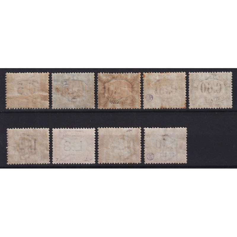 SAN MARINO SEGNATASSE TUTTE LE SERIE COMPLETE G.I MNH** / G.O MH*  ...