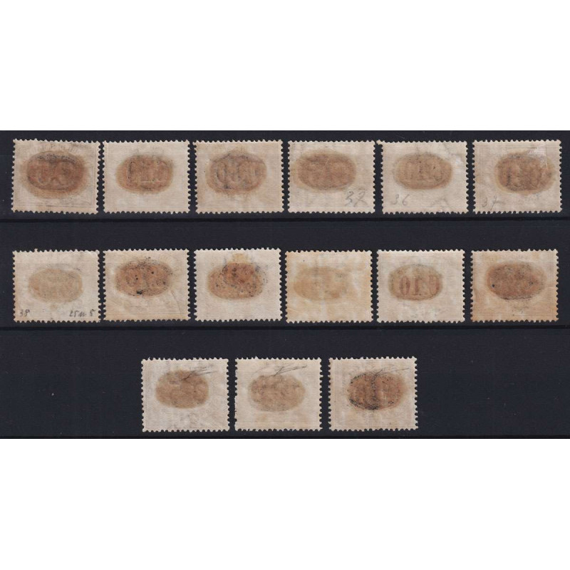SAN MARINO SEGNATASSE TUTTE LE SERIE COMPLETE G.I MNH** / G.O MH*  ...
