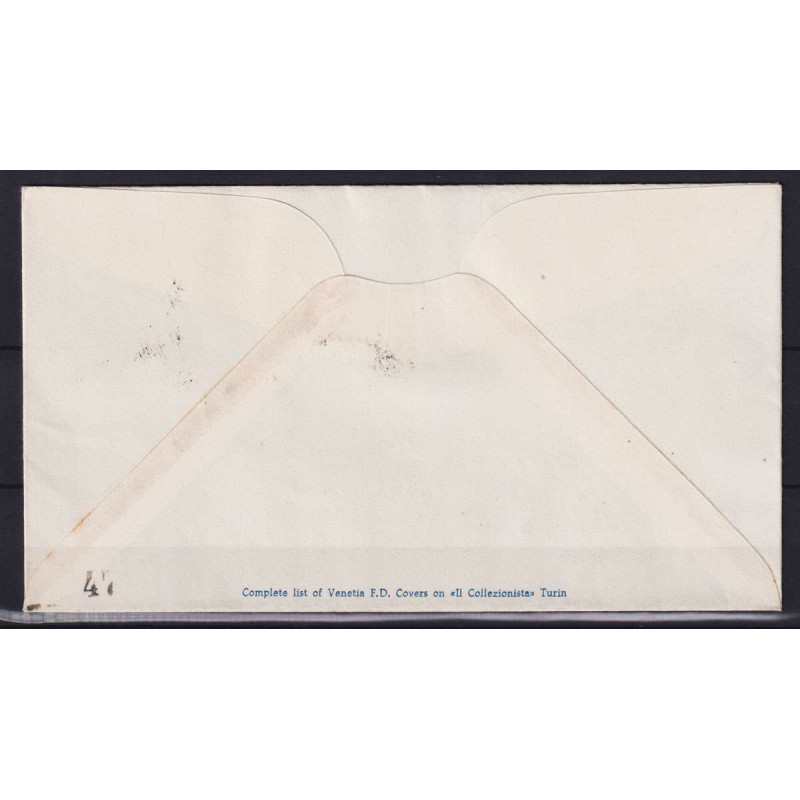 TRIESTE ZONA A 1950 TABACCO 3 V. USATI SU BUSTA FDC VENEZIA  | Fila...