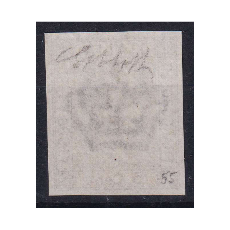REGNO 1867 15 CENTESIMI SAGGIO VERDE OLIVA G.I MNH** CERT. BOLAFFI ...