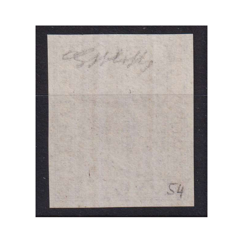 REGNO 1867 15 CENTESIMI SAGGIO PORPORA D'ANILINA G.I MNH** CERT. BO...