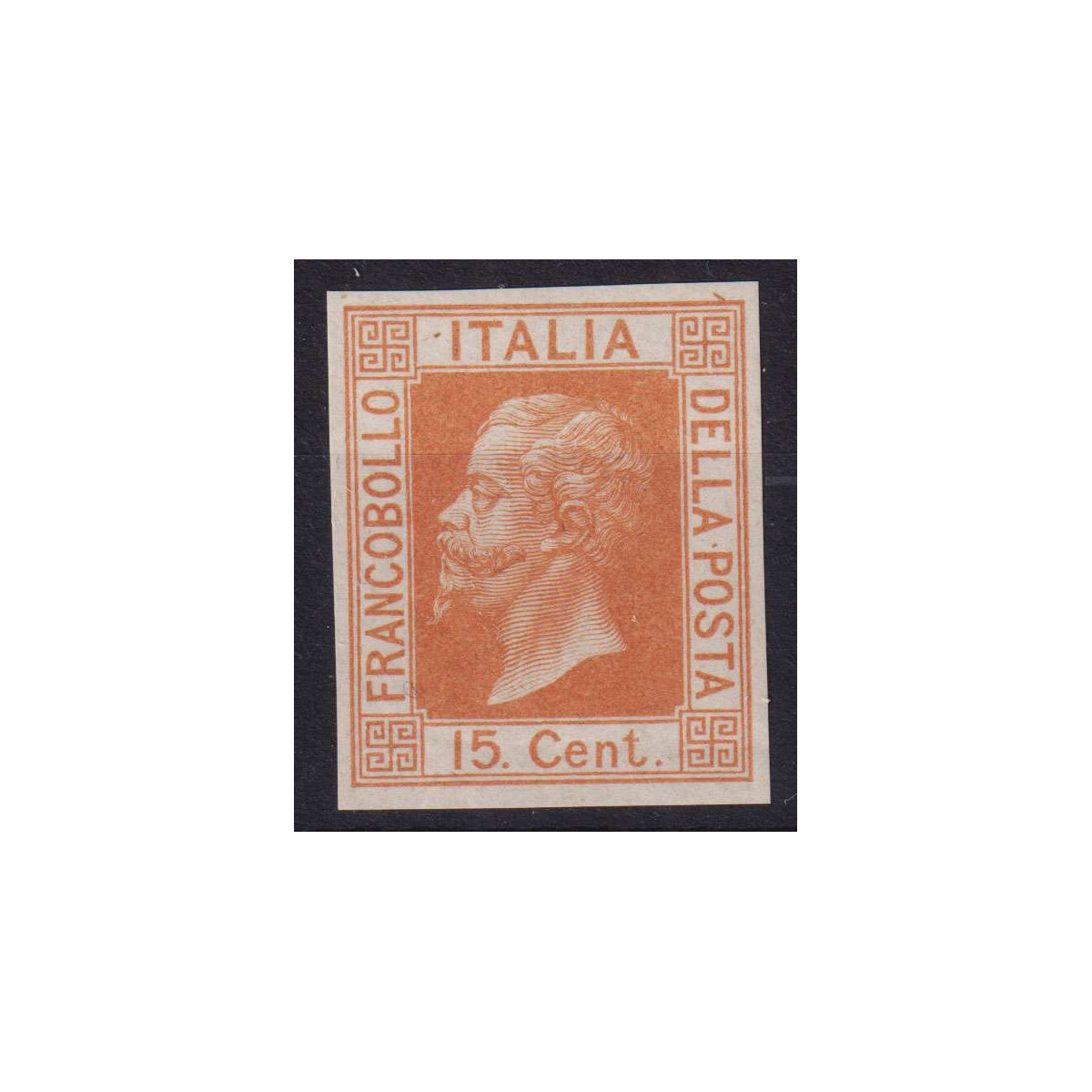 REGNO 1867 15 CENTESIMI SAGGIO GIALLO CROMO CUPO G.I MNH** CERT. BO... REGNO 1867 15 CENTESIMI SAGGIO GIALLO CROMO CUPO G.I MNH** CERT. BO...