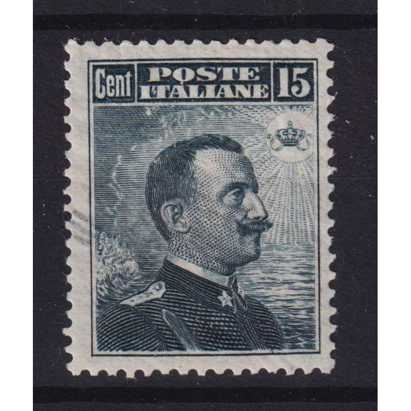 REGNO 1916 MICHETTI 20 C. SU 15 C. VARIETA' N.106b G.I MNH** CERT. ...