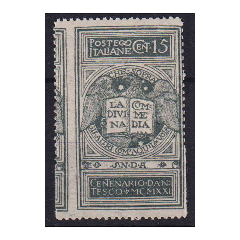 REGNO D'ITALIA 1921 DANTE NON EMESSO MULTIVARIETA' G.I MNH** CERT. ...