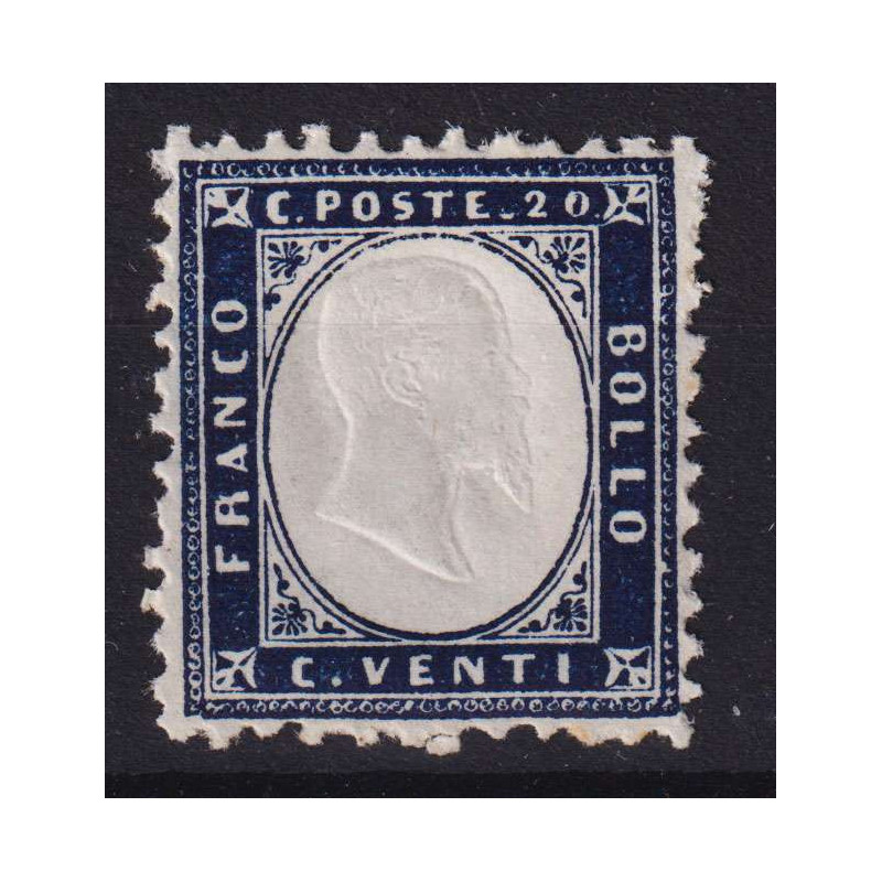 REGNO 1862 20 CENTESIMI N.2 G.I MNH** CENTRATO  | Filatelia Meloni