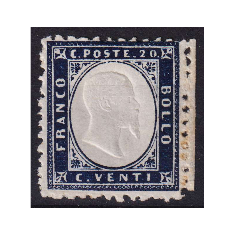 REGNO 1862 20 CENTESIMI N.2 G.I MNH** CENTRATO  | Filatelia Meloni