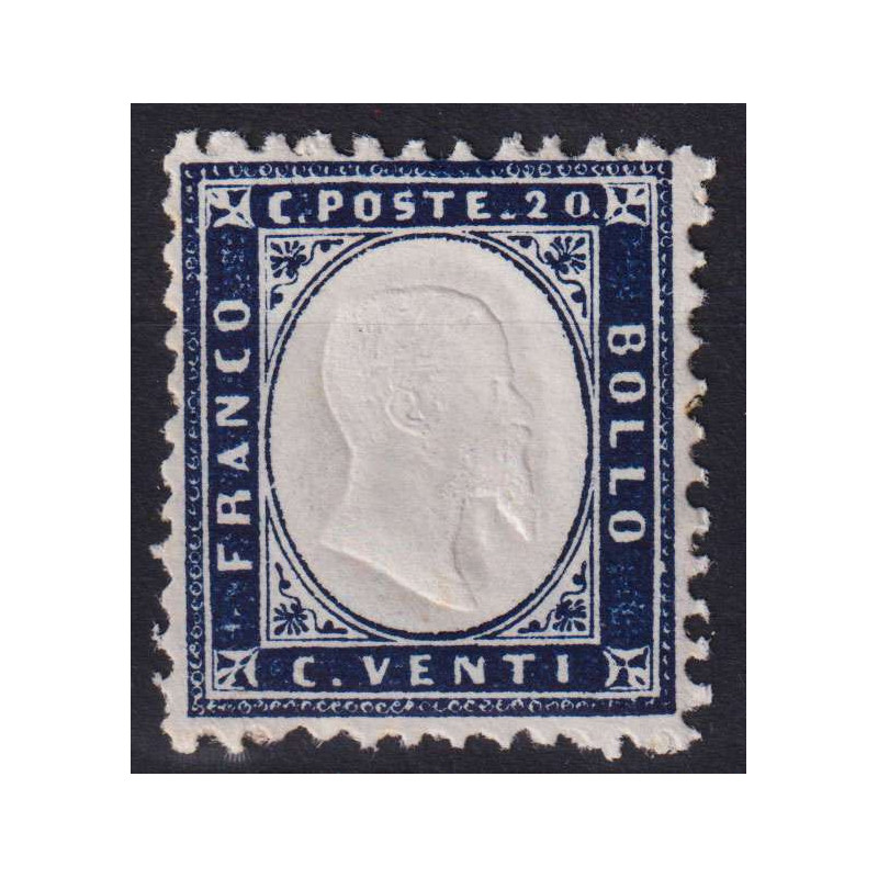 REGNO 1862 20 CENTESIMI N.2 G.I MNH** CENTRATO  | Filatelia Meloni