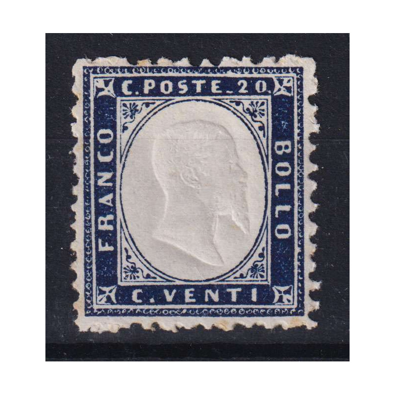 REGNO 1862 20 CENTESIMI N.2 G.I MNH** CENTRATO  | Filatelia Meloni
