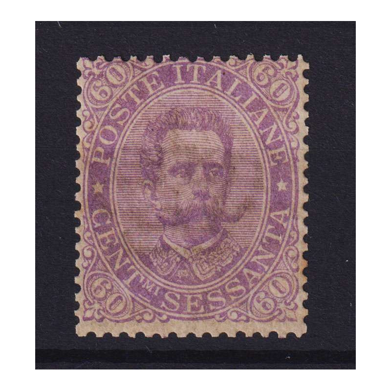 REGNO 1889 UMBERTO I 60 CENTESIMI N.47 G.I MNH**  | Filatelia Meloni