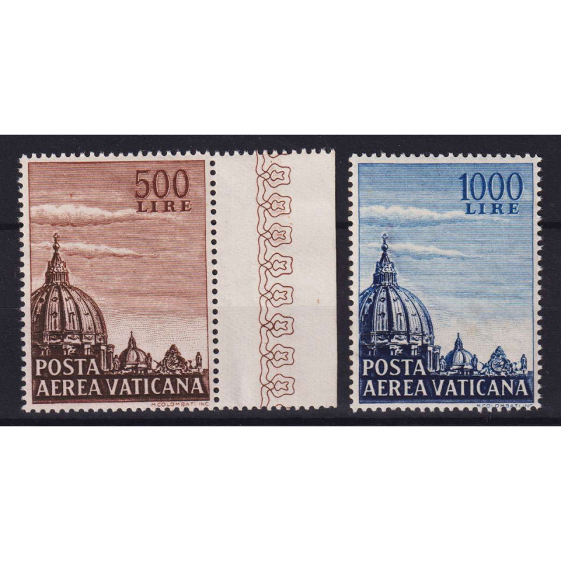 VATICANO 1958 CUPOLA BASILICHE 2 V. G.I MNH**  | Filatelia Meloni