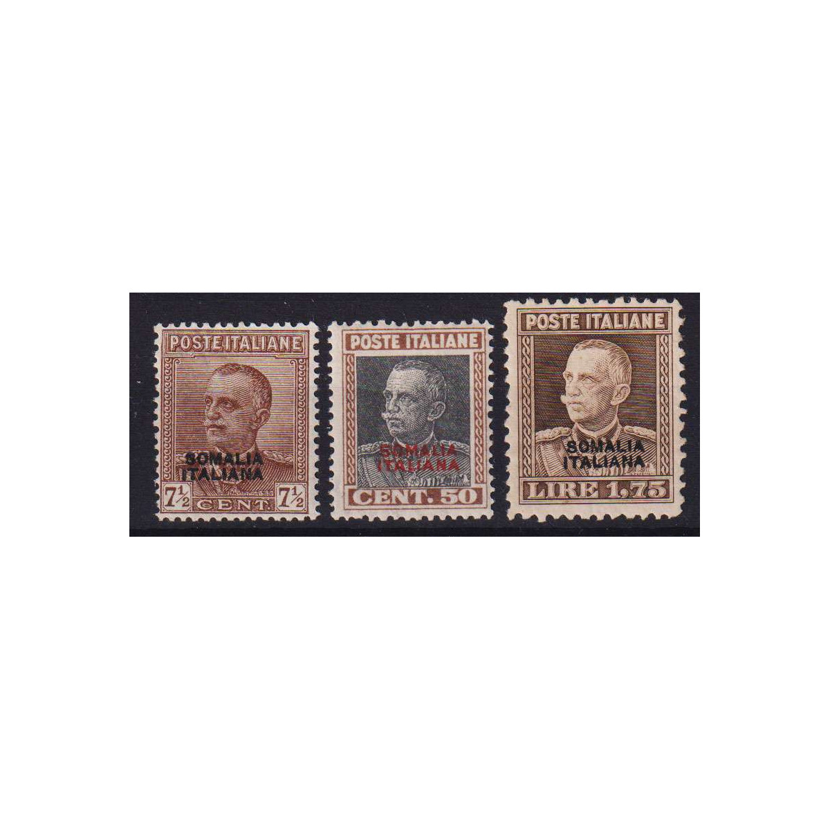 COLONIE SOMALIA 1928 PARMEGGIANI SOPR. 3 VALORI G.I MNH**  | Filate... COLONIE SOMALIA 1928 PARMEGGIANI SOPR. 3 VALORI G.I MNH**  | Filate...