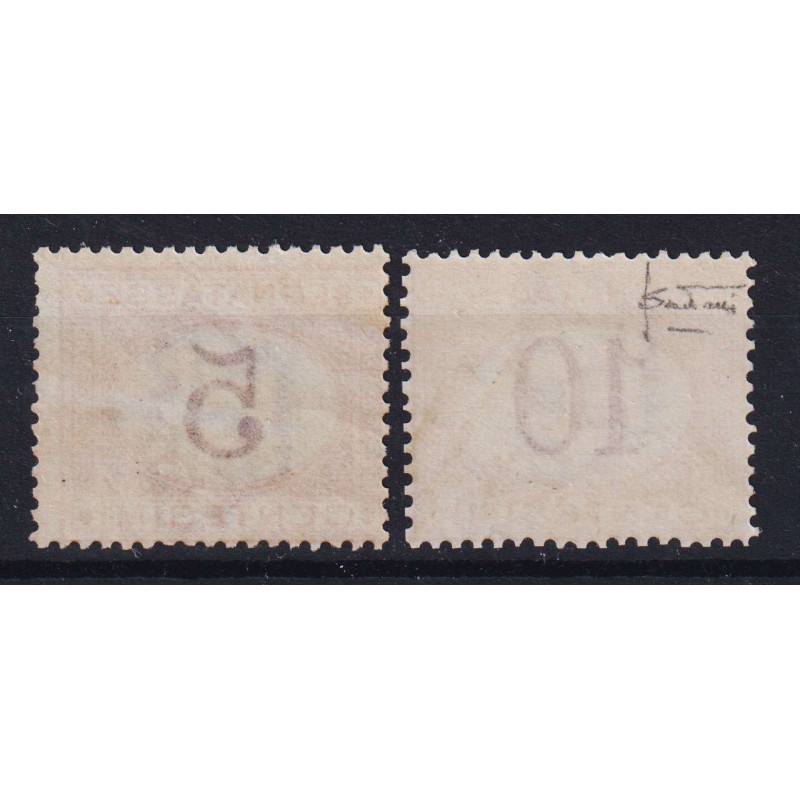 REGNO D' ITALIA 1870-74 SEGNATASSE 10 C. BEN CENTRATO G.I MNH** CER...