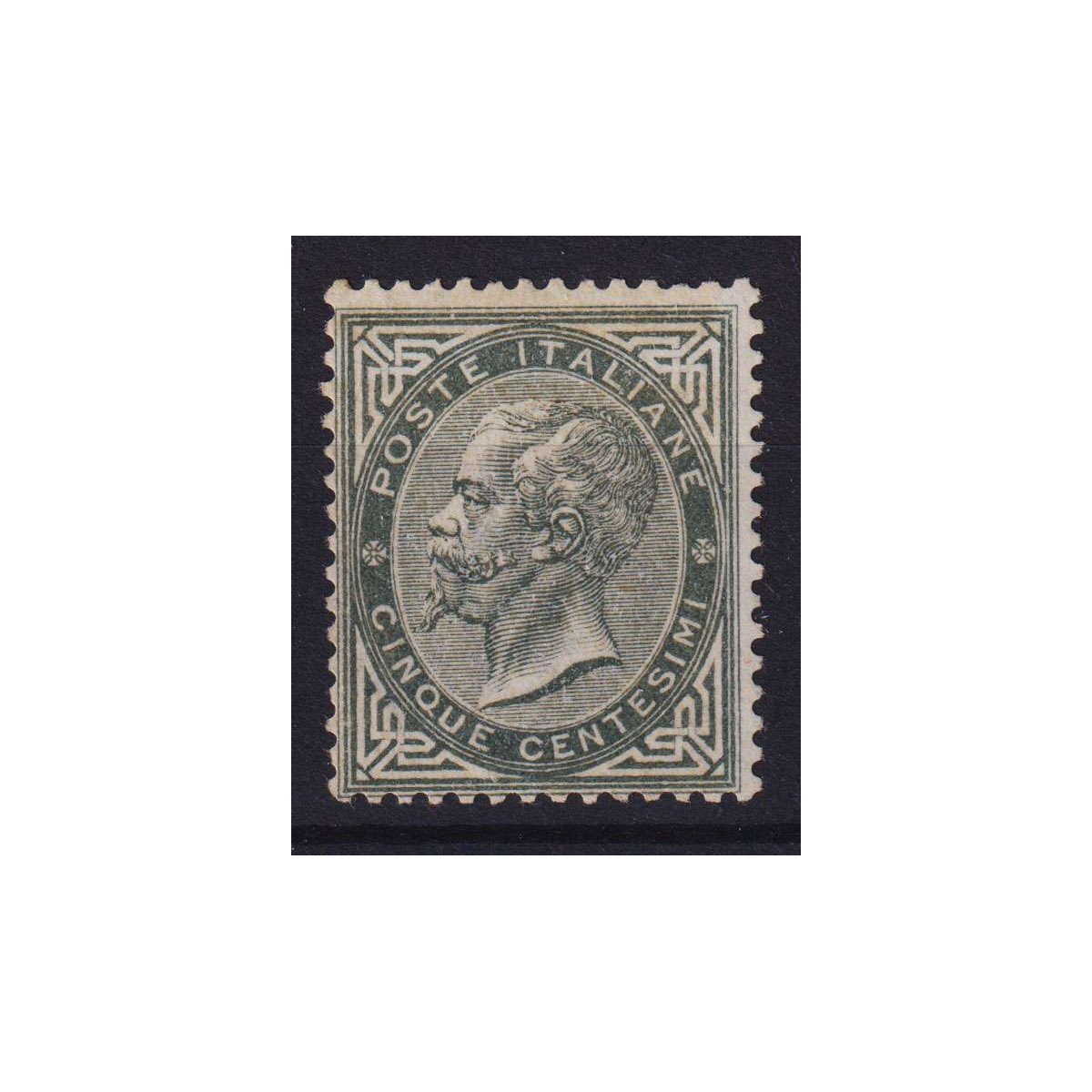 REGNO 1863-65 5 CENTESIMI DE LA RUE LONDRA N.L16 G.O MLH* CERT.  | ... REGNO 1863-65 5 CENTESIMI DE LA RUE LONDRA N.L16 G.O MLH* CERT.  | ...