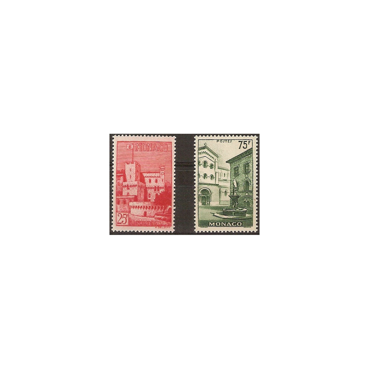 MONACO 1954 VEDUTE G.I. | Filatelia Meloni MONACO 1954 VEDUTE G.I. | Filatelia Meloni