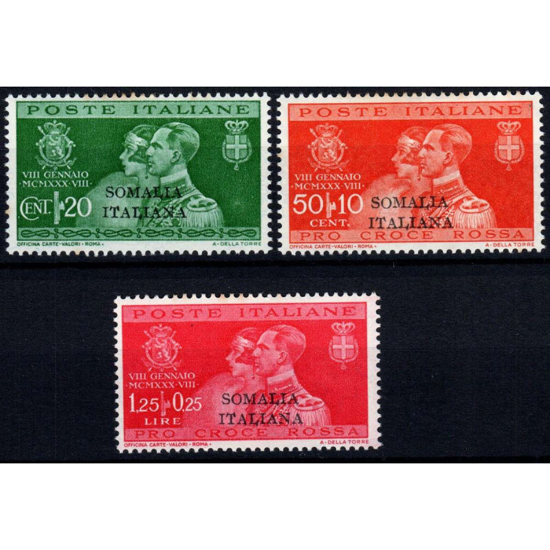 COLONIE 1930 SOMALIA NOZZE DEL PRINCIPE UMBERTO G.O MH*  | Filateli...