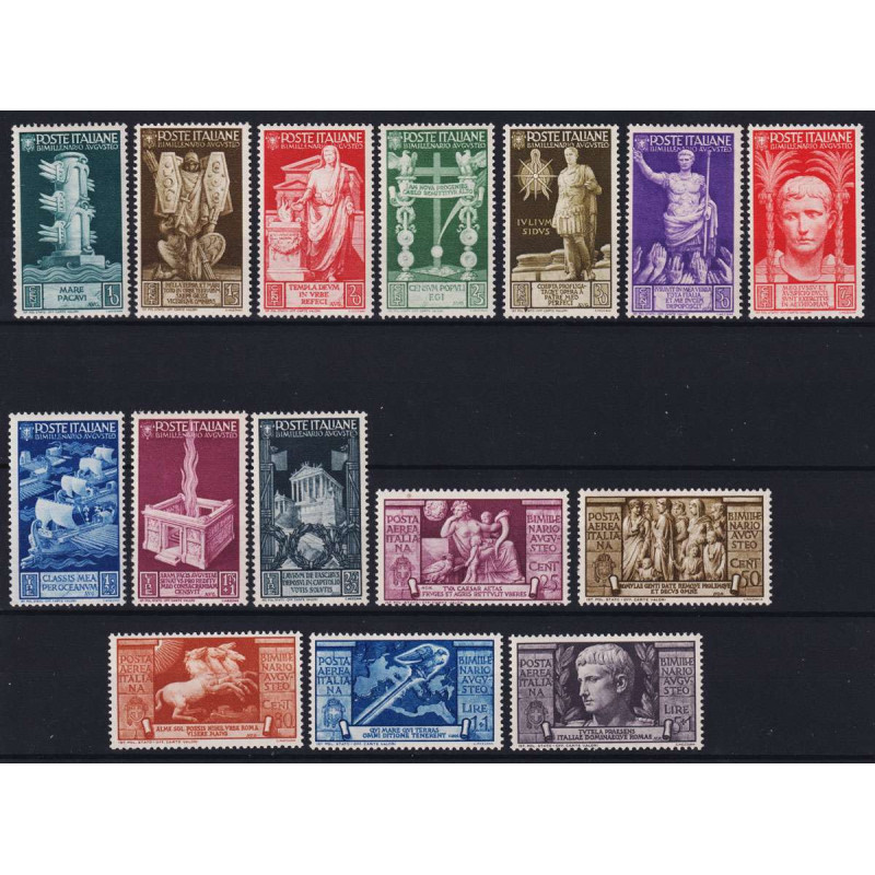 REGNO 1937 COLONIE ESTIVE E INFANZIA 16 V. G.I MNH** CERT.  | Filat...