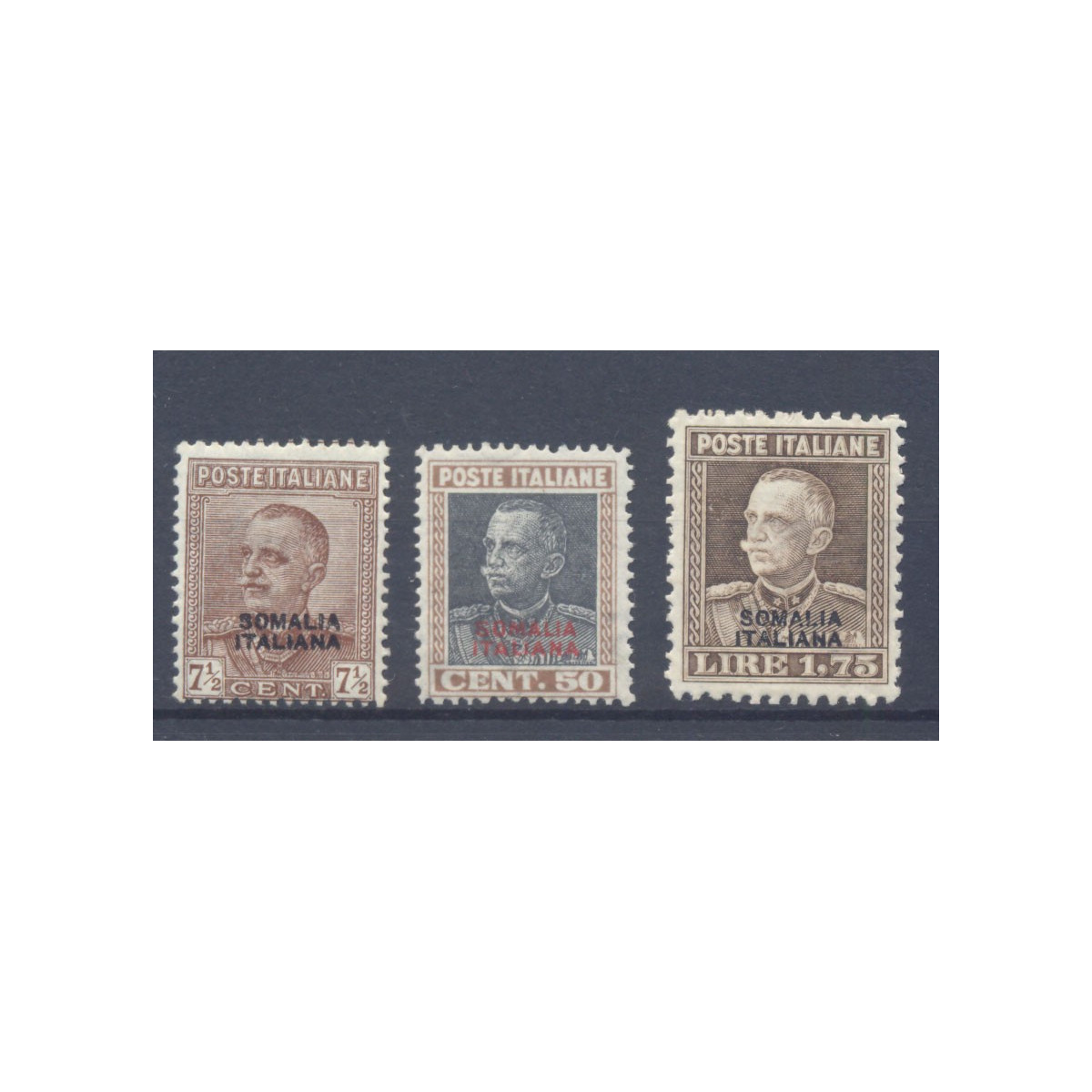 1928 SOMALIA SOPRASTAMPATI 3 V. S.25 BUONA CENTRATURA G.I. MNH** |... 1928 SOMALIA SOPRASTAMPATI 3 V. S.25 BUONA CENTRATURA G.I. MNH** |...
