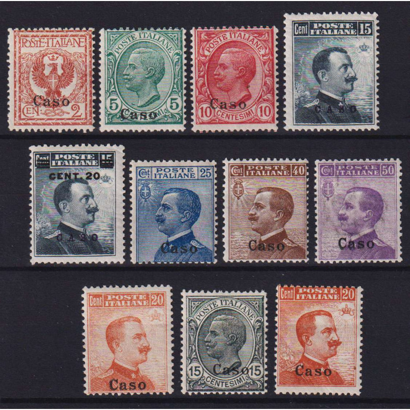 COLONIE EGEO CASO SERIE ORDINARIA 11 V. COMPRESO N.9 G.O MH*  | Fil...