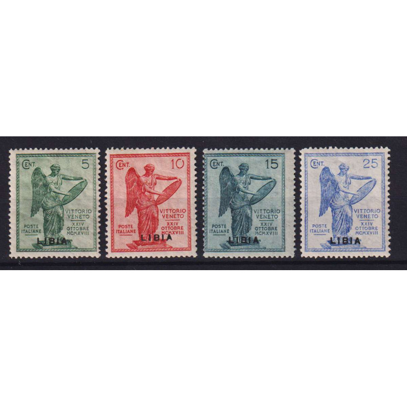 COLONIE LIBIA 1922 VITTORIA SOPRASTAMPATA 4 V. G.I MNH**  | Filatel...
