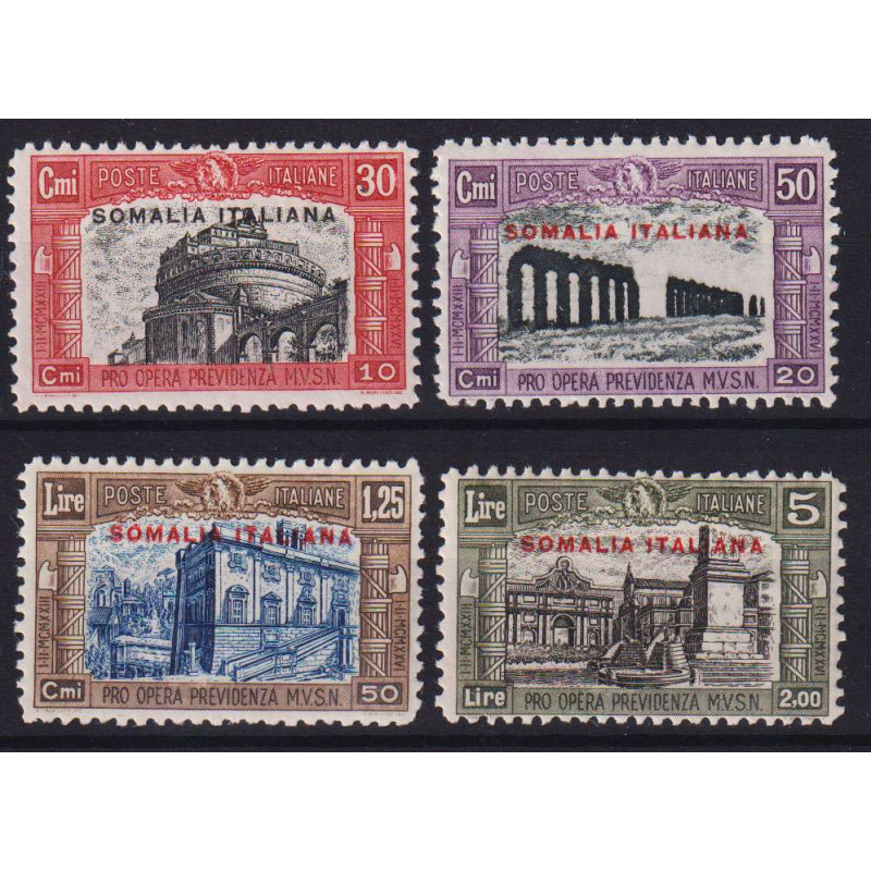 COLONIE SOMALIA 1929 MILIZIA II 4 V. G.I MNH**  | Filatelia Meloni
