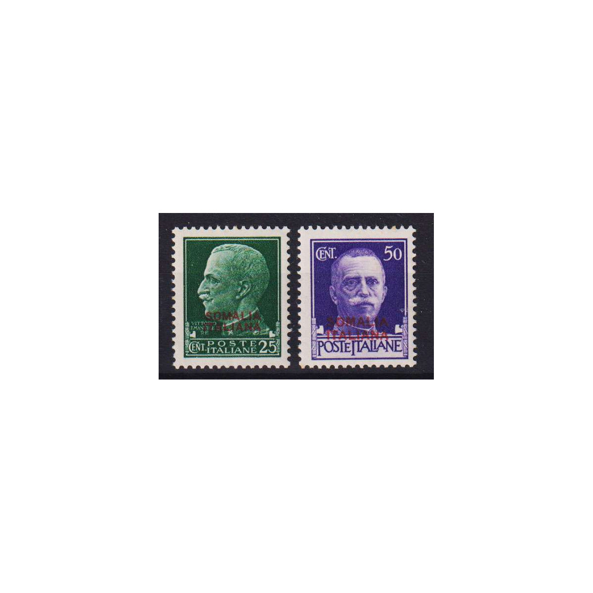 COLONIE SOMALIA 1931 IMPERIALE SOPRASTAMPATI 2 V. G.O MH* | Filate... COLONIE SOMALIA 1931 IMPERIALE SOPRASTAMPATI 2 V. G.O MH* | Filate...