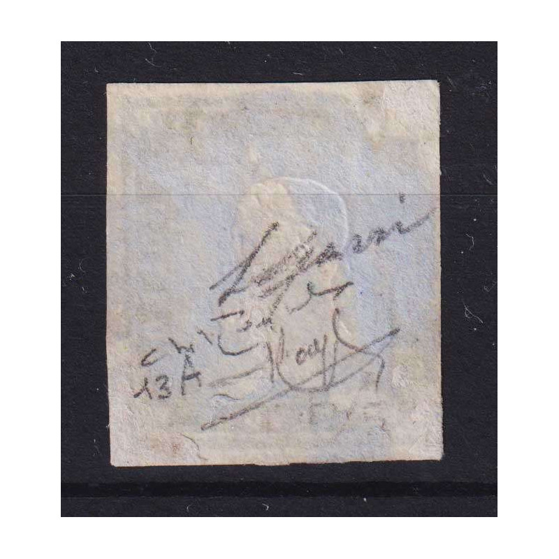 SARDEGNA 1857-58 5 CENTESIMI VERDE MIRTO N.13A USATO  | Filatelia M...
