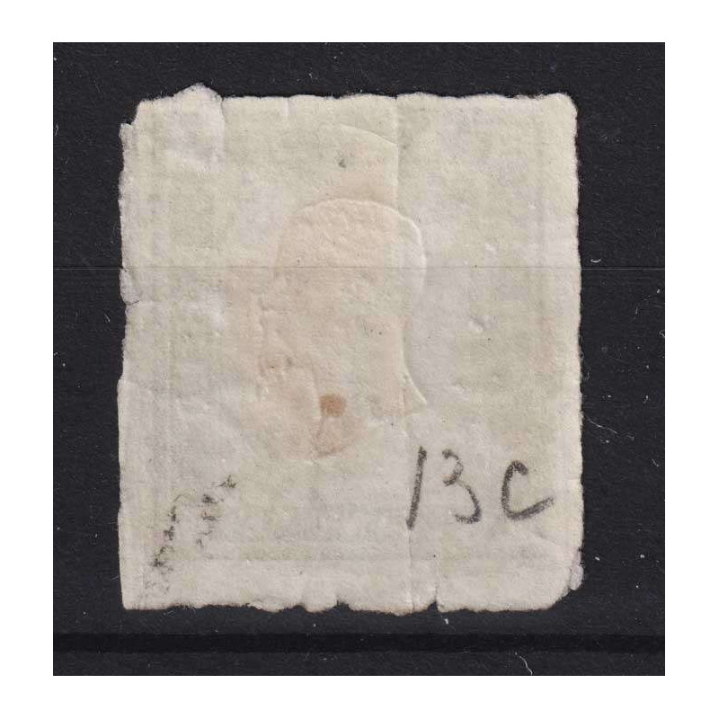 SARDEGNA 1861 5 CENTESIMI VERDE OLIVA N.13C USATO  | Filatelia Meloni