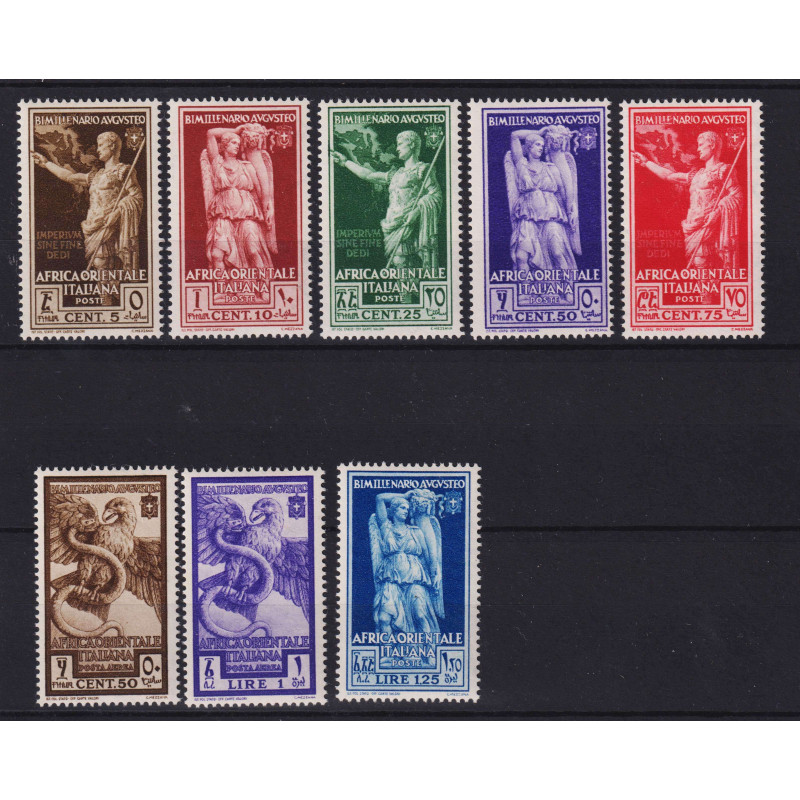 COLONIE AFRICA ORIENTALE 1938 AUGUSTO 8 V. G.O MH*  | Filatelia Meloni