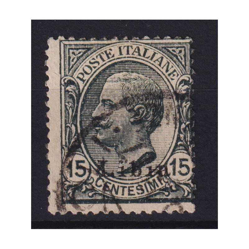 COLONIE LIBIA 1921 MICHETTI 15 CENTESIMI N.33 USATO  | Filatelia Me...