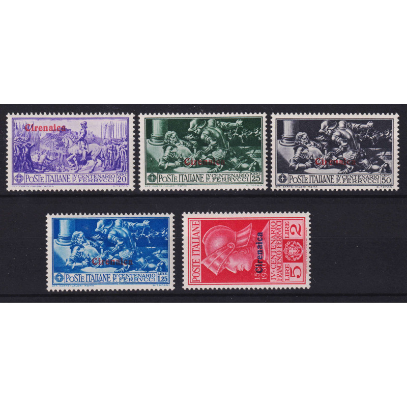 COLONIE CIRENAICA 1930 FERRUCCI 5 V. G.O MLH*  | Filatelia Meloni