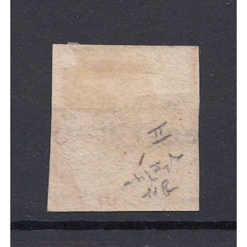 NAPOLI 1858 STEMMA DELLE DUE SICILIE 10 GRANA N.11b US FIRMATO RAYB...