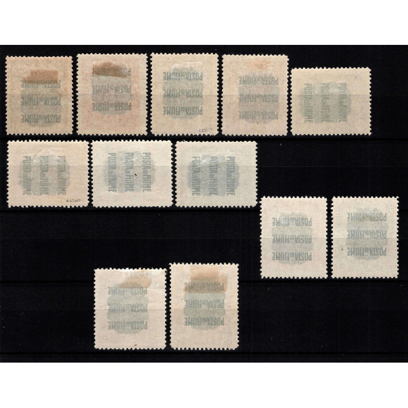 OCCUPAZIONI FIUME 1919 PLEBISCITO FONDAZIONE STUDIO N.62-73 G.O MH*...