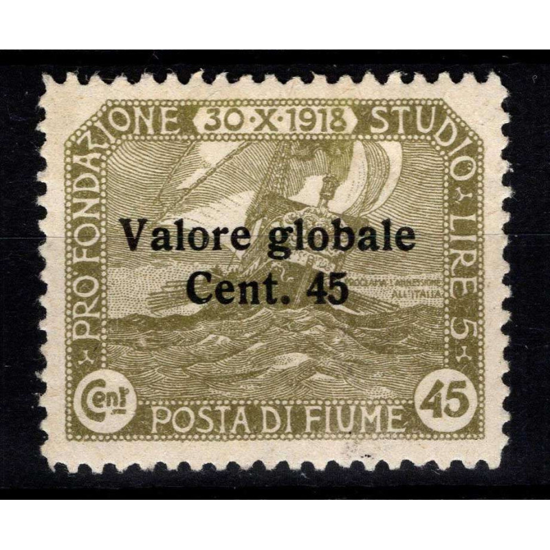 OCCUPAZIONI FIUME 1919 FONDAZIONE STUDIO 45 C. SU 45 C. N.112 G.O M...