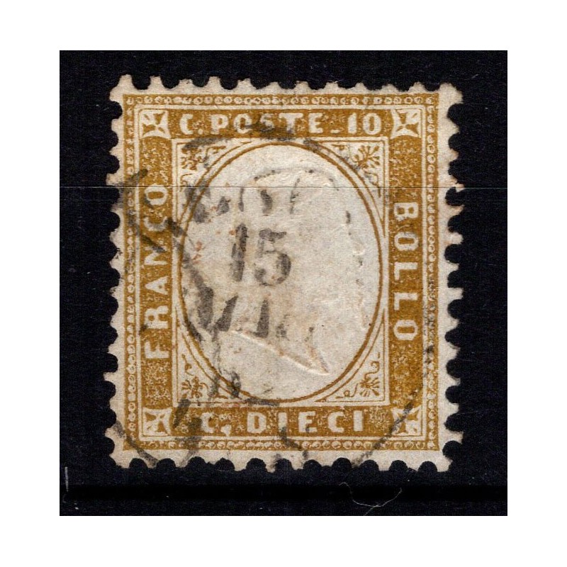 REGNO D'ITALIA 1862 10 CENTESIMI N.1 USATO BEN CENTRATO  | Filateli...