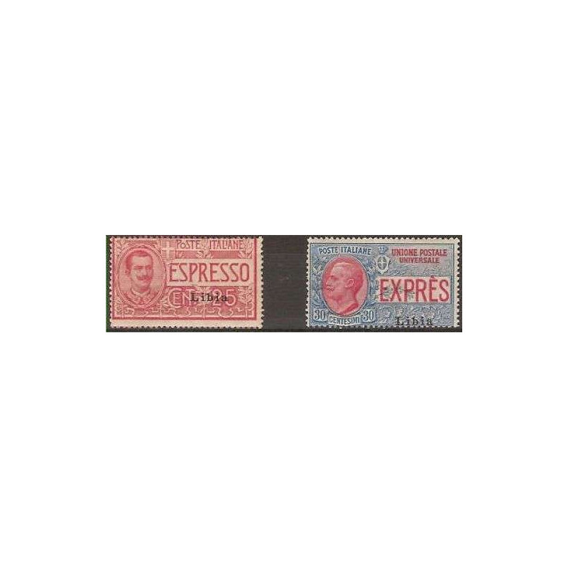 LIBIA 1915 ESPRESSI 1-2 G.I.  | Filatelia Meloni