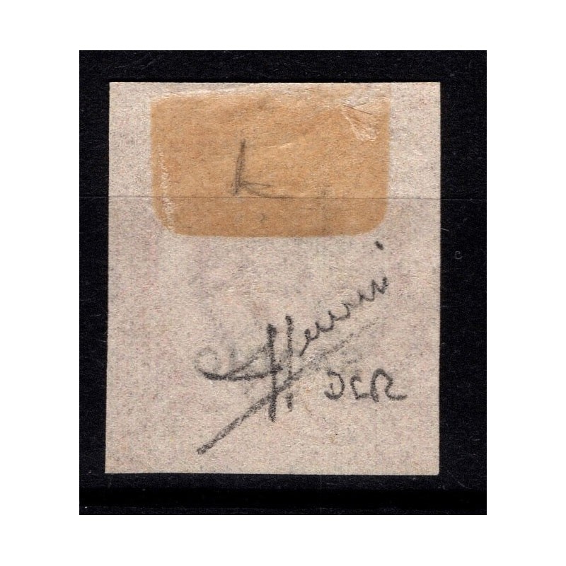 REGNO D'ITALIA 1863-65 40 CENTESIMI SOPR. SAGGIO DE LA RUE LONDRA S...