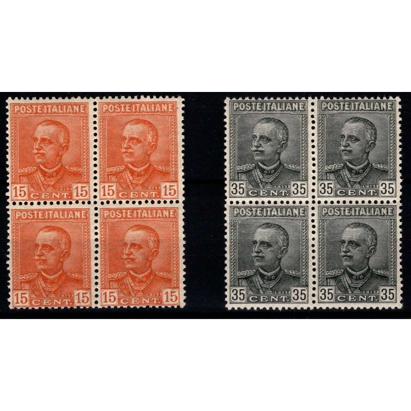 1929 REGNO EFFIGIE V.E. III 2 V. S.50 IN QUARTINE G.I. MNH**  | Fil...