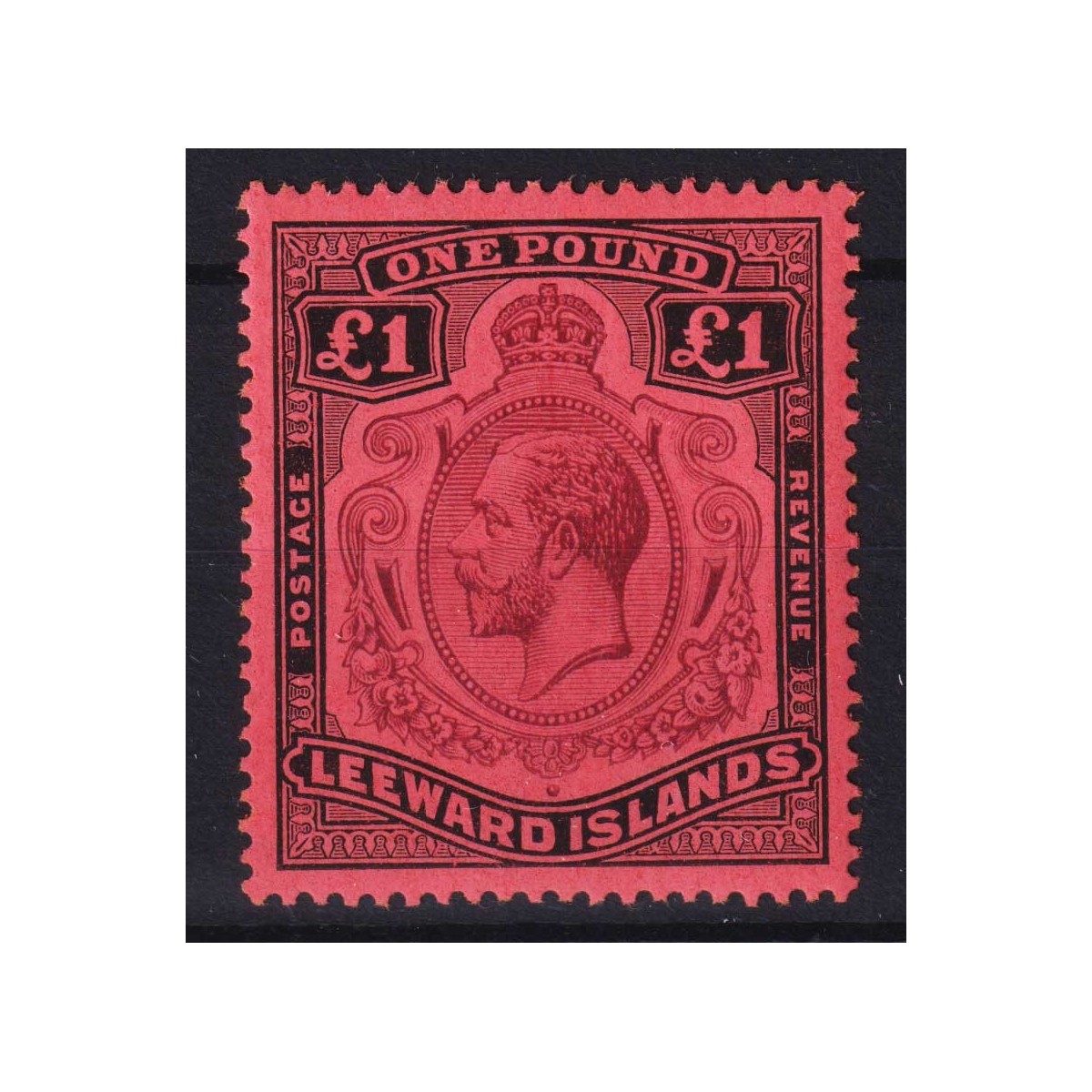 COLONIE INGLESI LEEWWARD ISLAND 1928 GIORGIO V 1 POUND N.80 G.I MNH... COLONIE INGLESI LEEWWARD ISLAND 1928 GIORGIO V 1 POUND N.80 G.I MNH...