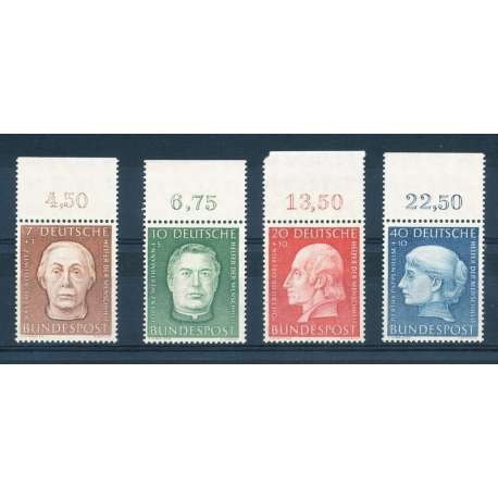 R.F.T 1954 BENEFICENZA "BENEFATTORI" V G.I Germania francobolli filatelia stamps