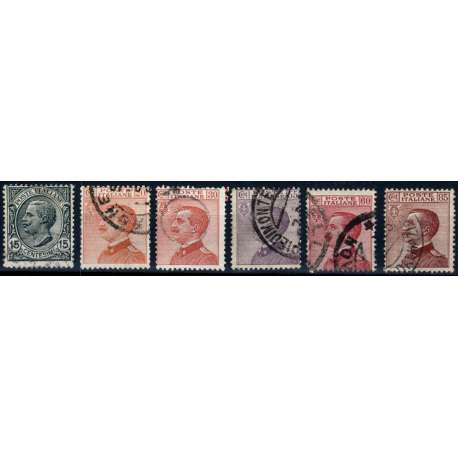 REGNO D'ITALIA 1917-20 MICHETTI SOPRASTAMPATI USATI regno d' Italia francobolli filatelia stamps