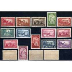 MONACO 1933 VEDUTE DIVERSE G.I MNH** Monaco francobolli filatelia stamps