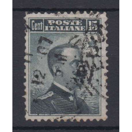 1906 VITTORIO EMANUELE III DENT 12 US. regno d' Italia francobolli filatelia stamps