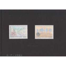VATICANO 1987 PROVE NON DENTELLATE MUSEO FILATELICO E NUMISMATICO 400 L E 3500 L Vaticano francobolli filatelia stamps