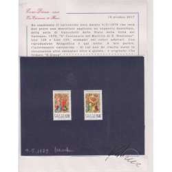 VATICANO 1979 2 PROVE NON DENTELLATE IX CENTENARIO DEL MARTIRIO DI S. STANISLAO Vaticano francobolli filatelia stamps