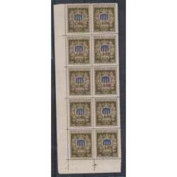SAN MARINO 1946 MINIFOGLIO PRO OPERA ASSISTENZA N.7 G.I MNH** CERT. San Marino francobolli filatelia stamps