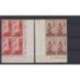 COLONIE AFRICA ORIENTALE 1938 SOGGETTI VARI IN QUARTINA 35 V. G.I MNH** CERT. Colonie francobolli filatelia stamps